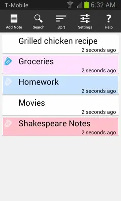 NotePad android App screenshot 0